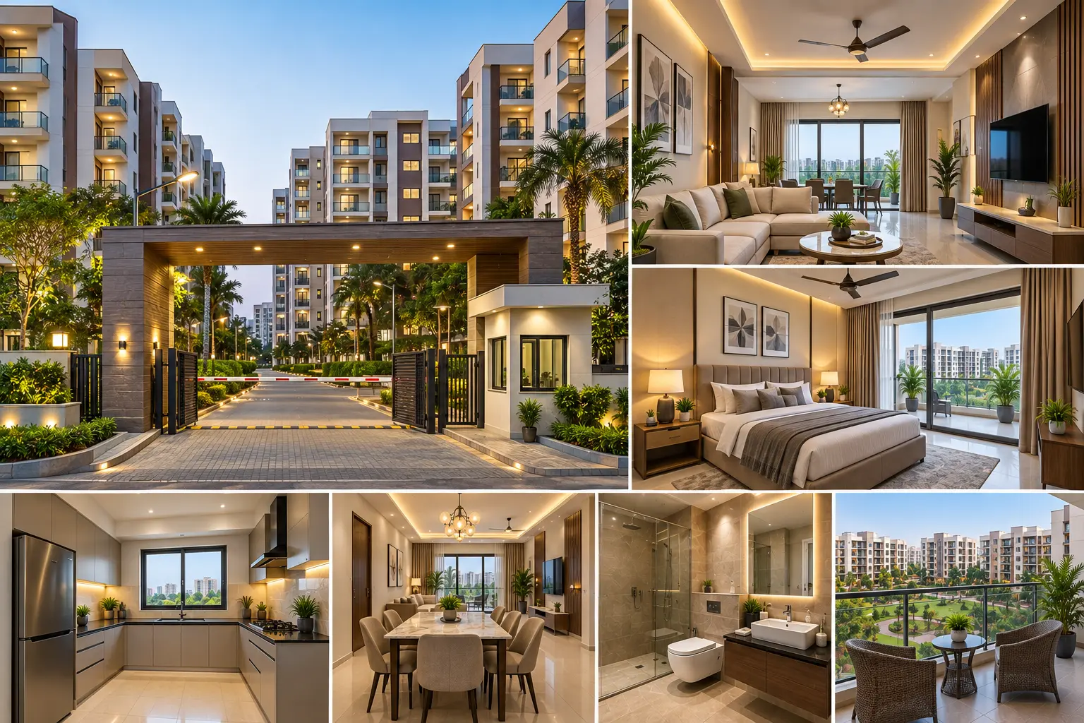 3 BHK flat for sale in a gated society near Jind bypass
