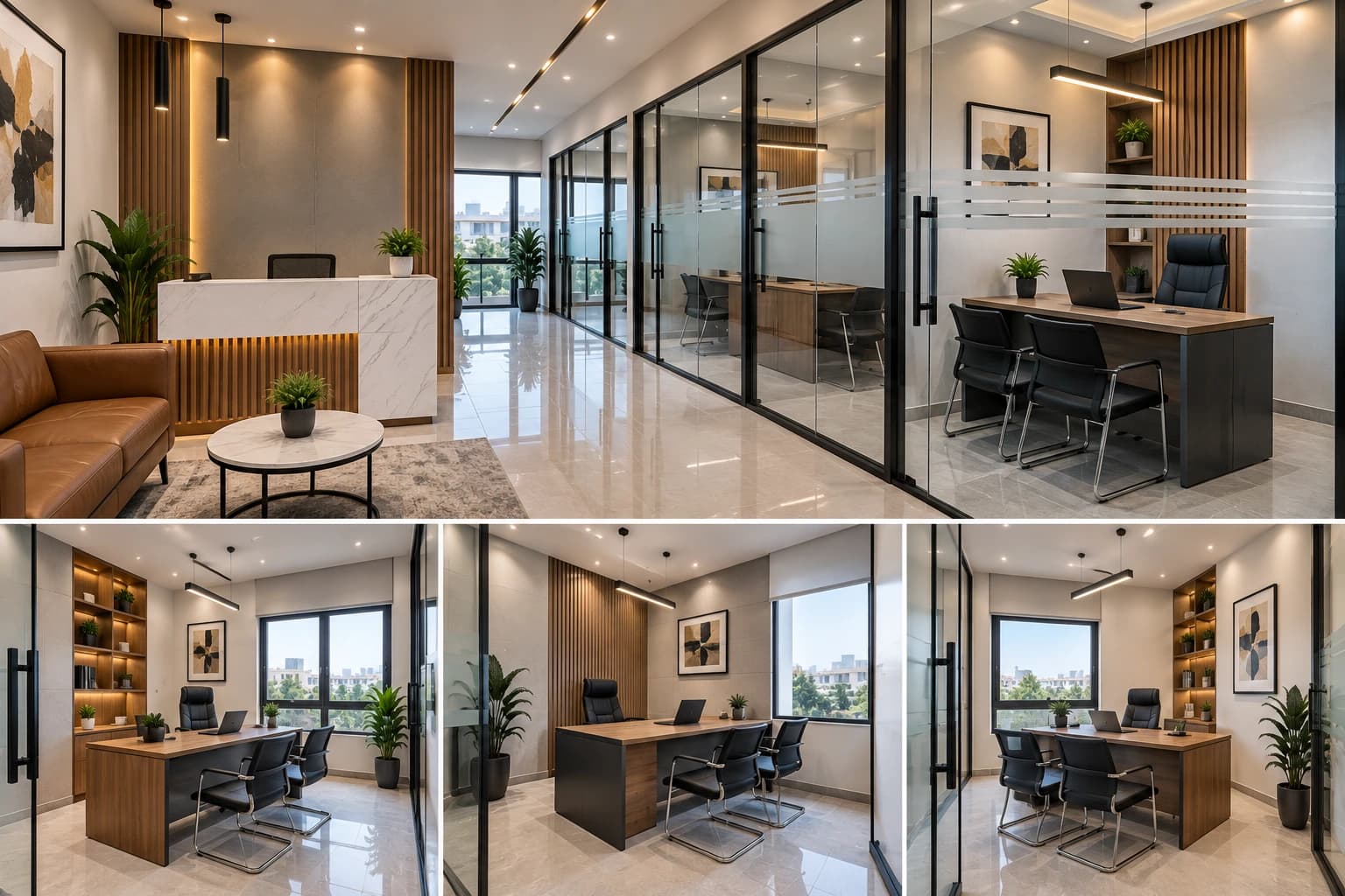 Office space on rent at Rani Talab in Jind with three cabins